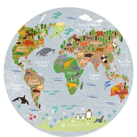 Circular World Map 的图像结果