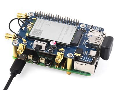 Quectel RM500x / RM502x 5G HAT for Raspberry Pi HAT with Module and Ca
