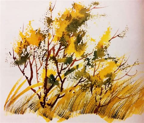 Painting Nature in Watercolor: Dry Brush Techniques