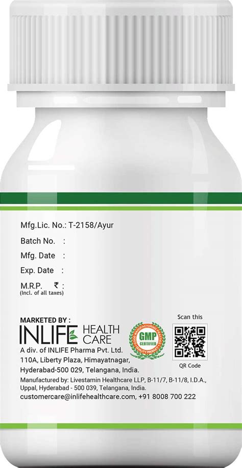 Buy INLIFE NATURAL VITAMIN C (AMLA) ASHWAGANDHA IMMUNITY PLUS IMMUNE ...