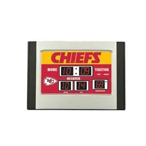 Kansas City Chiefs Scoreboard Desk Clock : Amazon.in: Home & Kitchen