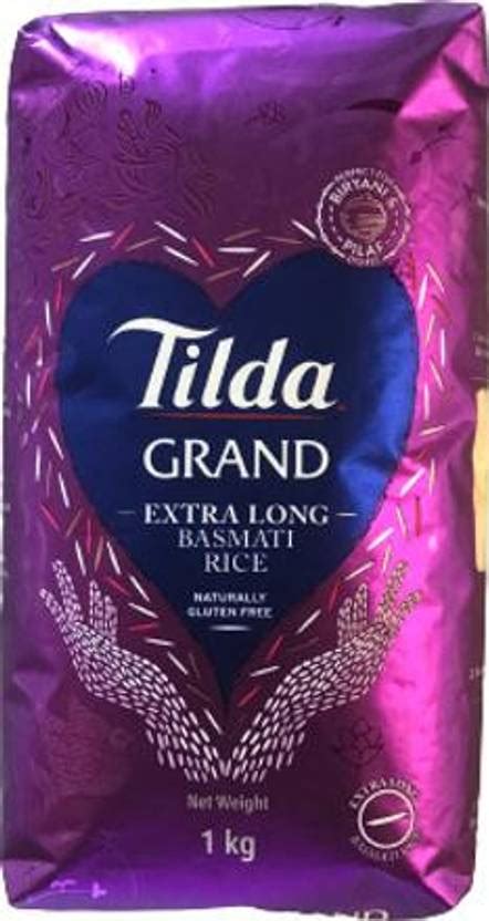 Tilda Grand Extra Long Basmati Rice Yellow Basmati Rice (Long Grain ...