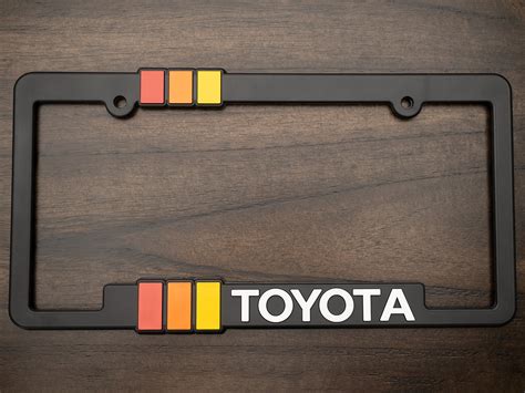Toyota License Plate Frames Amazon at Tyson Walsh blog