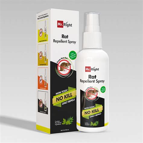 Mr. Right Herbal Rat Repellent Spray for Car & Home (100 ml) | Protect ...