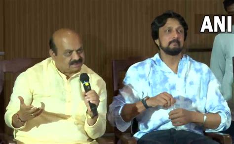 "I support Chief Minister Basavaraj Bommai": Kannada Actor Sudeep