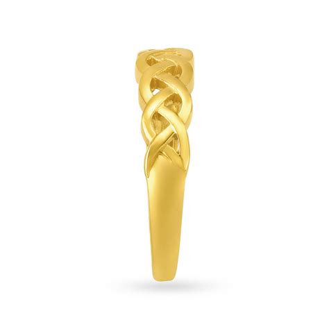Braid Pattern Gold Ring
