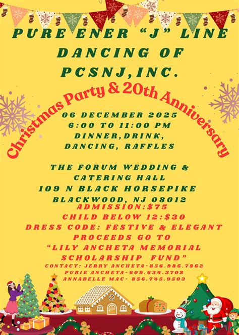 Christmas Party & 20th Anniversary of Pure J Line Dancing of PCSNJ,Inc ...