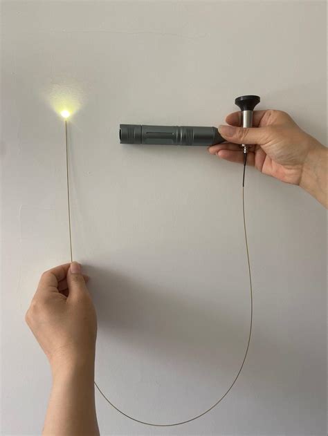 Fiberscope with 0.8mm Probe Lens, 3.5 Inches Display, 850mm Working ...