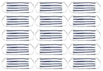 Kuber Industries Lining Print 100% Cotton 3-Layer Reusable Anti ...