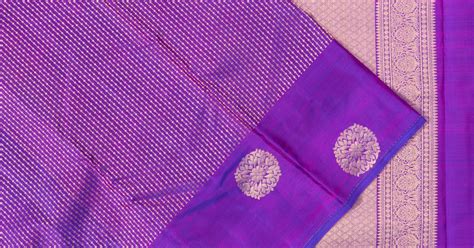 Taranga Kanchi Silk Brocade Purple Saree | Kankatala