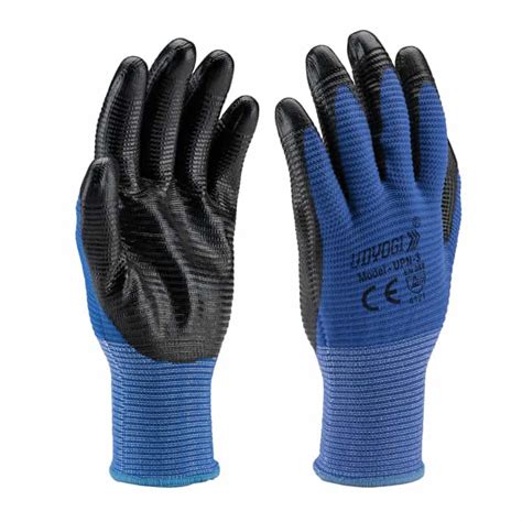 Udyogi UPN 3 (Nylon / Lycra U3 Liner – Heavy Nitrile Palm Coating) Saf ...