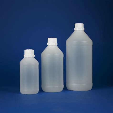Narrow Neck Bottles With White Tamper Evident Cap - Bottles And ...