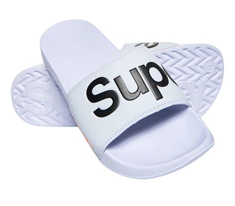 Buy Superdry Mens Classic Polo Slide Sandal WHT-S Online at Lowest ...