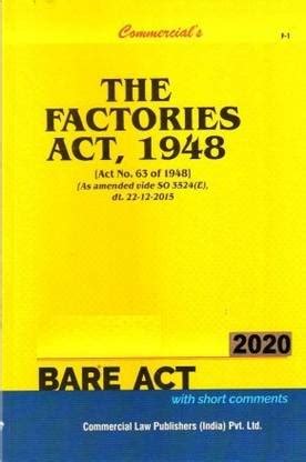 Factories Act, 1948: Buy Factories Act, 1948 by Commercial at Low Price ...