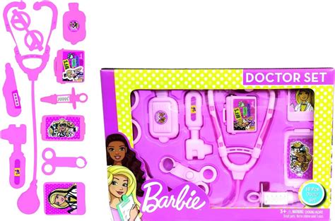 Buy Zitto Barbie Doctor Set Doctor Nurse Family Operated Set 9 Pieces ...
