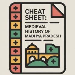 Cheat Sheet: Medieval History of Madhya Pradesh - Course for MPPSC ...