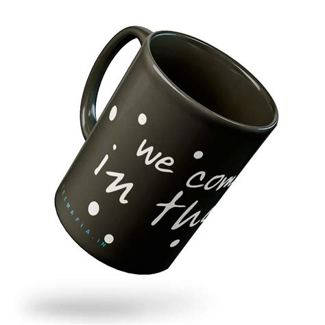 Buy Tee Mafia we Come Alive Black Mug with Print |Gospel Coffee Mug ...