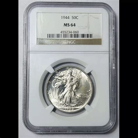 1944 Walking Liberty Half Dollar NGC MS-64 - Bob Paul Rare Coins