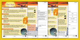 Year 2 Planets & Solar System Non-Fiction Reading Comprehension