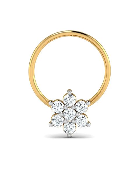 Buy Simple Diamond Nosepin Online at Best Price in India – PNG Jewellers