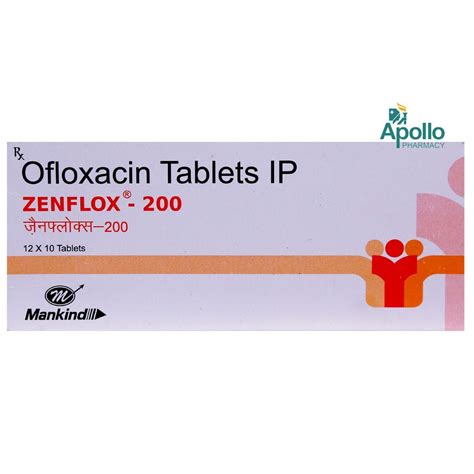 Zenflox-200 Tablet 10's Price, Uses, Side Effects, Composition - Apollo ...