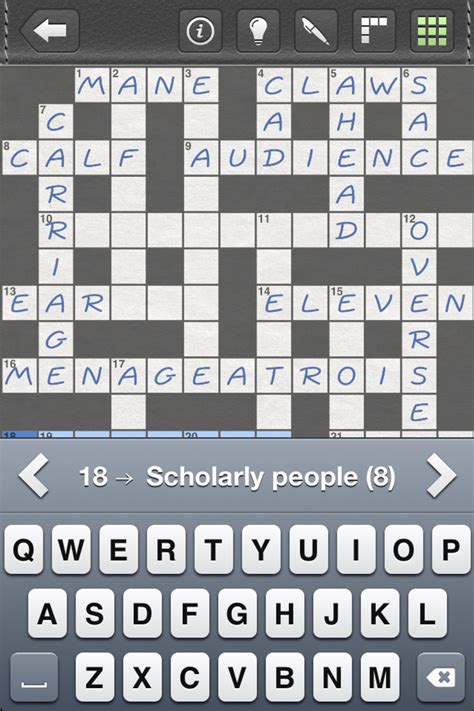 Crossword Puzzle Apps Need No Eraser - App Smart - The New York Times