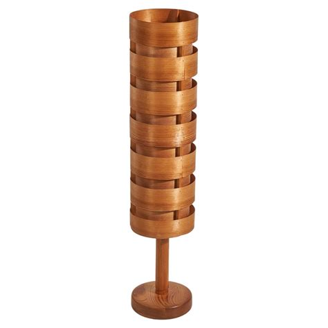 Hans-Agne Jakobsson, Small Floor Lamp, Pine, Moulded Pine Veneer ...