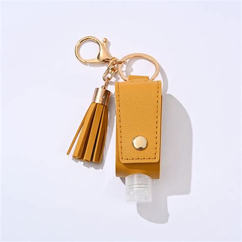 XPERO Hand Sanitizer Holder，Portable Hand Sanitizer Holder Leather Key ...
