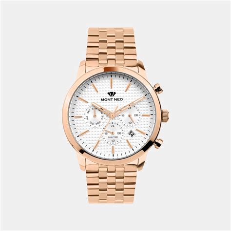 Mont Neo Men Blue Stainless Steel Watch 3518M-M3303 – Just In Time