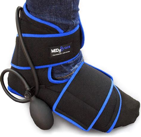 Ankle Ice Gel Pack Cryotherapy Injury Cuff - MEDiBrace Superior Cold ...