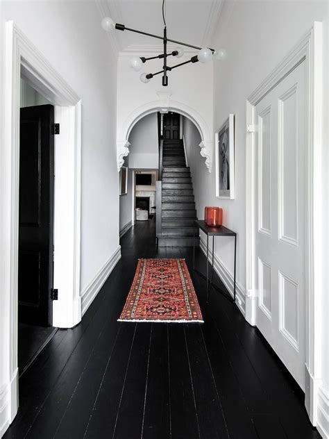 Advantages Of Black Painted Hardwood Floors - Flooring Designs