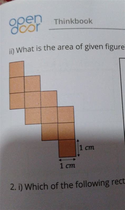 ii) What is the area of given figure ? - Brainly.in