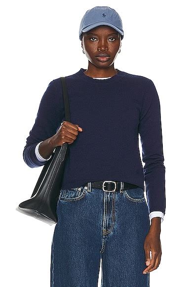 ALBERTA FERRETTI x Alitalia For FWRD Logo Sweater in Navy Blue | FWRD