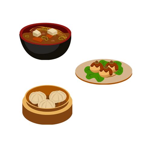 Free Asian Food Clipart Template to Edit Online