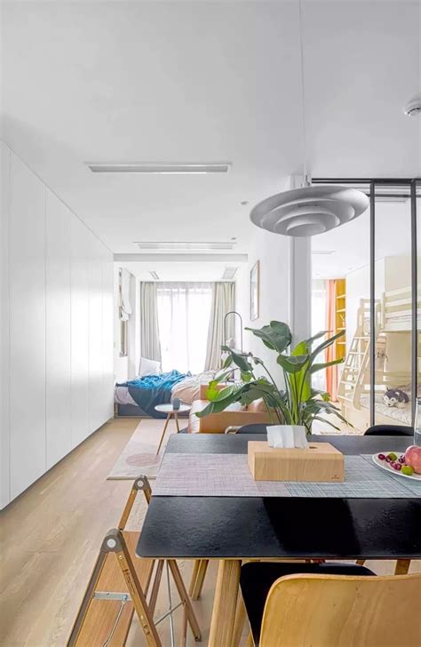 简约一居室56平米8万-方隅公寓装修案例-北京房天下家居装修网