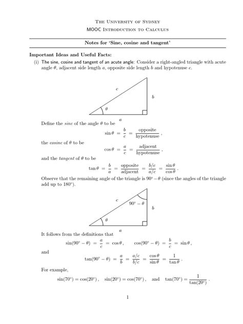 Image result for Basic Trig Functions