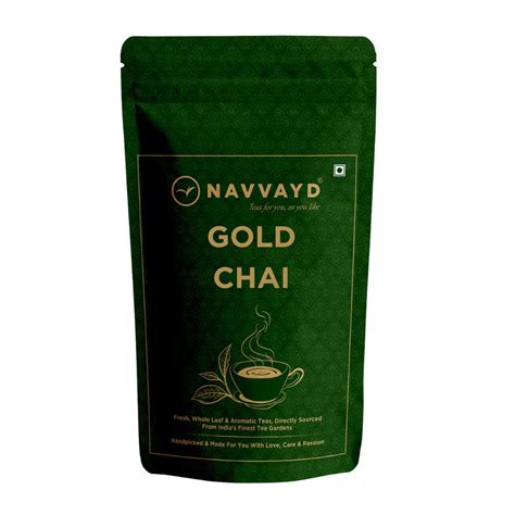 Buy Navvayd Gold Chai | Premium Blend Of Assam Ctc And Darjeeling ...