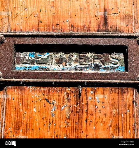 Old fashioned letter box Stock Photo - Alamy
