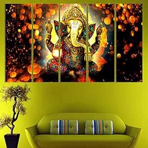 PARI ARTS Vinyl Religious Wall Painting, Multicolour, Printed, Large ...