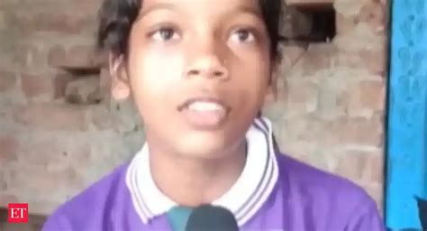 bihar: Watch: Specially-abled girl covers 2 km on one leg to reach ...