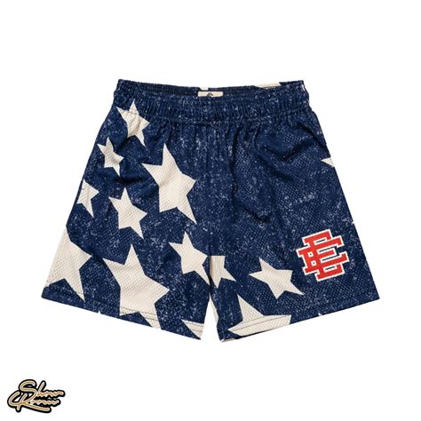 Eric Emmanuel Basic Mesh Shorts "Denim Stars" – ShowRoom Atlanta
