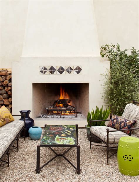 Stucco Outdoor Fireplace Prefab Outdoor Fireplaces In Houston
