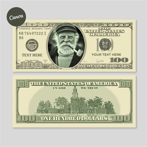 Printable Realistic 100 Dollar Bill - Printable Yearly Calendar