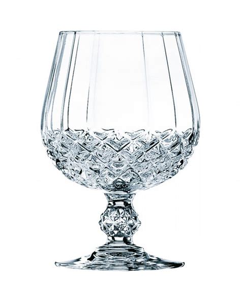 Eclat Cristal D'arques Long Champ Brandy Glass, Clear, 320 ml, Set of 6 ...