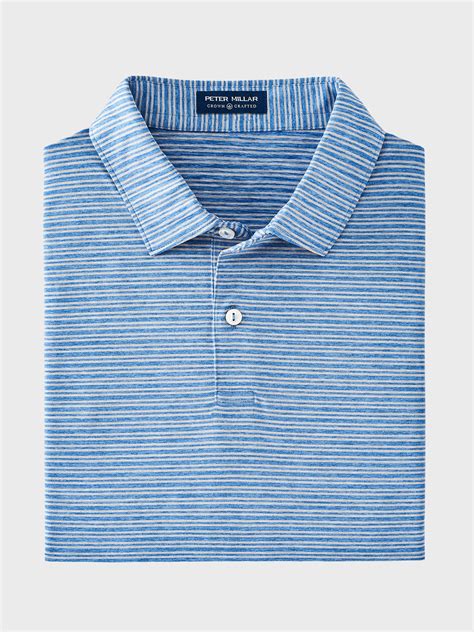 Peter Millar Crown Crafted Men's Coltrane Performance Polo - Saint Bernard