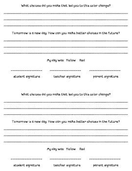 Image result for Behavior Think Sheet