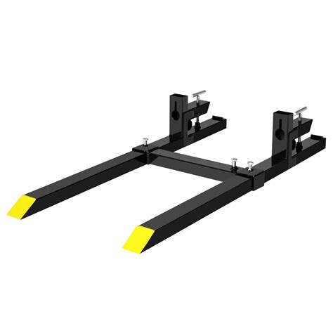 Buy AIWARGOD Clamp on Pallet Forks, 60" Heavy Duty Quick Attach Bucket ...