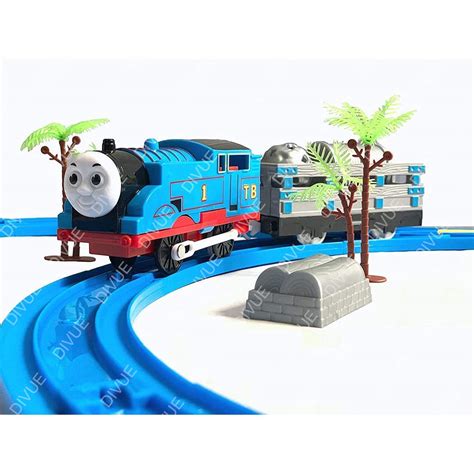 Divue Battery Operated Train Toys Track Set For Kids Sound | Desertcart ...