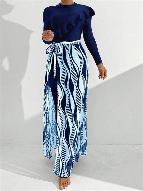 Swim Shayni Burkini Set, Separated Swimsuit, Wireless, 3pcs/Set ...