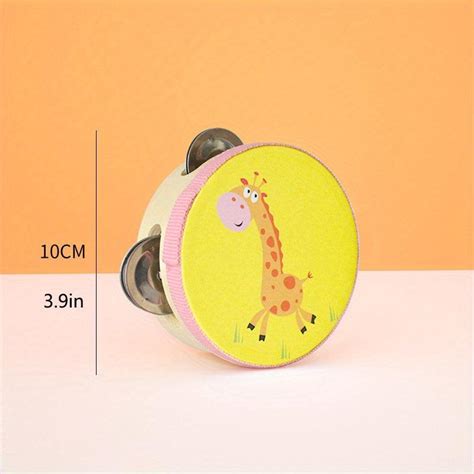 Preschool Cartoon Clapping Drums Tambourine Percussion Instruments – CRAZE